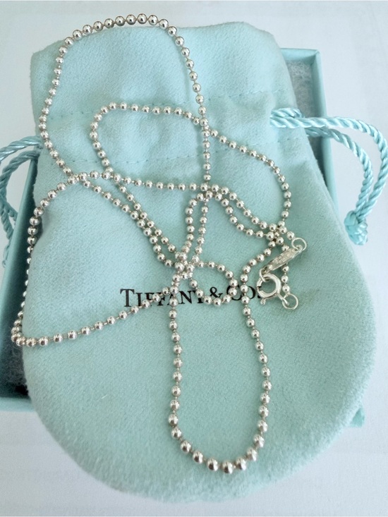 Tiffany & Co. Jewelry - 24” Tiffany & Co. Makers Beaded Chain Necklace